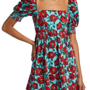 Alice + Olivia Reyna Floral Empire Mini Dress – Size 2